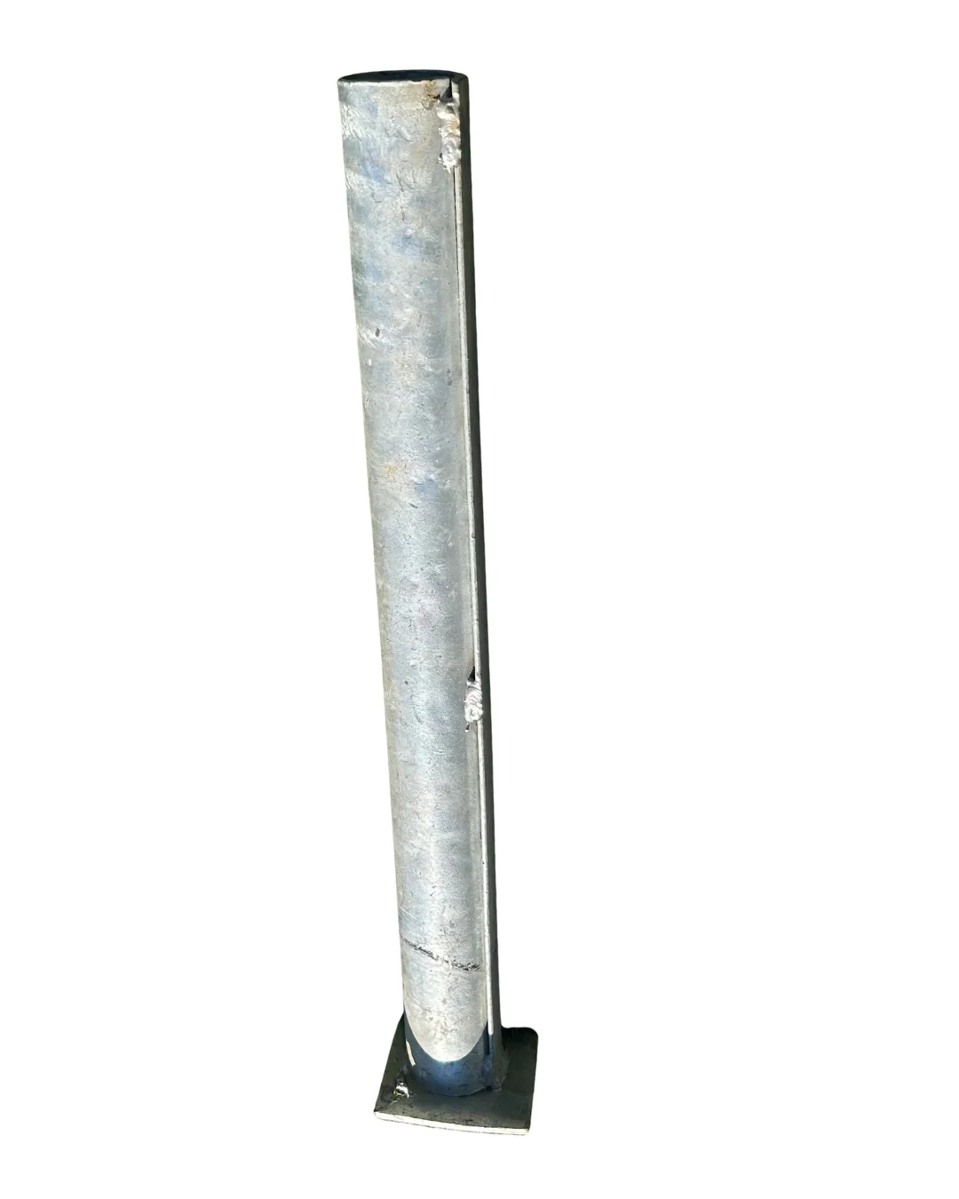 Netball Post with Junior and Senior Hoops + Sleeve (Galvanized) - Image 4